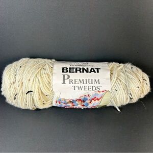 ❤️ Bernat Premium Tweeds Yarn - Classic Cream